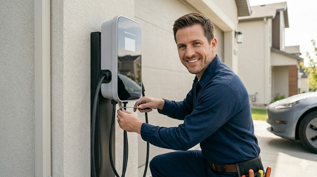 EV charger installation